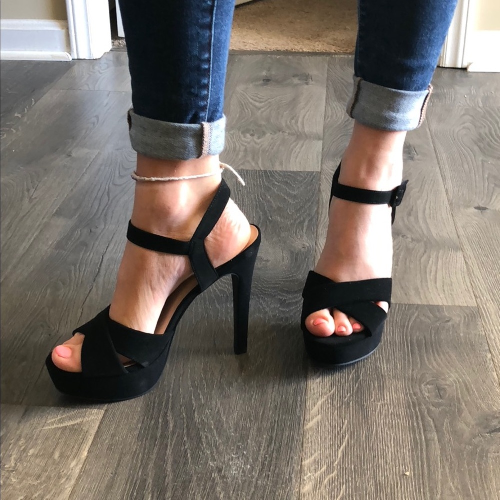 Black heels